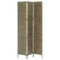 Preview: 3-teiliger Paravent Braun 116×160 cm Wasserhyazinthe