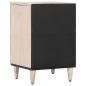 Preview: Badezimmerschrank Weiß 38 x 33 x 58 cm Massivholz Mango