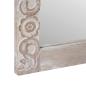 Preview: Wandspiegel Weiß 70 x 50 cm Massivholz Mango Rechteckig