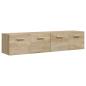 Preview: Wandschränke 2 Stk. Sonoma-Eiche 80x35x36,5 cm Holzwerkstoff