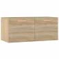 Preview: Wandschrank Sonoma-Eiche 80x35x36,5 cm Holzwerkstoff