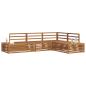 Preview: 5 stk. Outdoor-Sofagarnitur Massivholz Akazie Natur