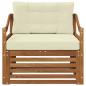 Preview: Outdoor-Sofa Natur und Creme