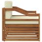 Preview: Outdoor-Sofa Natur und Creme
