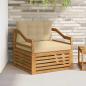Preview: ARDEBO.de - Outdoor-Sofa Natur und Beige