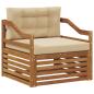 Preview: Outdoor-Sofa Natur und Beige