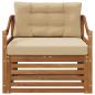 Preview: Outdoor-Sofa Natur und Beige