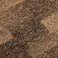 Preview: Boden Teppich 20 stk. Braun 50 x 50 cm PP Niedriger Flor