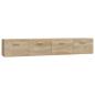 Preview: Wandschränke 2 Stk. Sonoma-Eiche 100x36,5x35 cm Holzwerkstoff