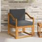 Preview: ARDEBO.de - Outdoor-Sofa Massivholz Akazie Natur und Anthrazit