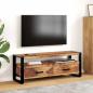 Preview: TV-Schrank 120x35x45 cm Massivholz Akazie