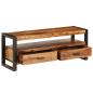 Preview: TV-Schrank 120x35x45 cm Massivholz Akazie