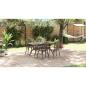 Preview: Garten Essgruppe 5 pcs Bronze Aluminium