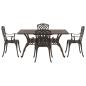 Preview: Garten Essgruppe 5 pcs Bronze Aluminium