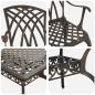 Preview: Garten Essgruppe 5 pcs Bronze Aluminium