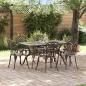 Preview: Garten Essgruppe 7 pcs Bronze Aluminium