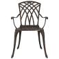 Preview: Garten Essgruppe 7 pcs Bronze Aluminium
