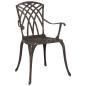 Preview: Garten Essgruppe 7 pcs Bronze Aluminium