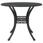 Preview: Garten Essgruppe 5 pcs Schwarz Aluminium