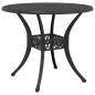 Preview: Garten Essgruppe 5 pcs Schwarz Aluminium