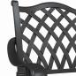 Preview: Gartentisch Set 3 pcs Schwarz Gussaluminium