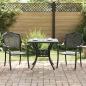 Preview: Gartentisch Set 3 pcs Schwarz Gussaluminium
