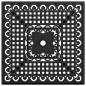 Preview: Gartentisch Set 5 pcs Schwarz Gussaluminium