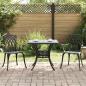Preview: Gartentisch Set 3 pcs Schwarz Gussaluminium