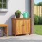 Preview: ARDEBO.de - Gartenschrank 75x35x70 cm Massivholz Akazie