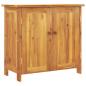Preview: Gartenschrank 75x35x70 cm Massivholz Akazie