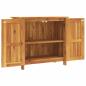 Preview: Gartenschrank 75x35x70 cm Massivholz Akazie