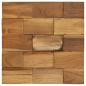 Preview: Aufbewahrungshocker Braun 40 x 40 x 45 cm Massives Teakholz