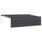 Preview: ARDEBO.de - Einziehbare Markise Anthrazit 500 x 300 cm