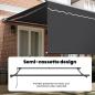 Preview: Einziehbare Markise Anthrazit 500 x 300 cm