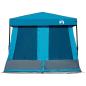 Preview: Camping-Zelt-Set mit Dach 2 pcs Blau Taffeta und Stoff