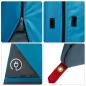 Preview: Camping-Zelt-Set mit Dach 2 pcs Blau Taffeta und Stoff