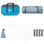 Preview: Camping-Zelt-Set mit Dach 2 pcs Blau Taffeta und Stoff
