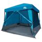 Preview: Camping-Zelt-Set mit Dach 2 pcs Blau Taffeta und Stoff