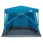 Preview: Camping-Zelt-Set mit Dach 2 pcs Blau Taffeta und Stoff