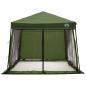 Preview: Camping-Zelt-Set mit Dach 2 pcs Grün Taffeta und Stoff