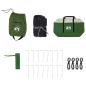 Preview: Camping-Zelt-Set mit Dach 2 pcs Grün Taffeta und Stoff