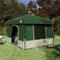 Preview: Camping-Zelt-Set mit Dach 2 pcs Grün Taffeta und Stoff