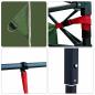 Preview: Camping-Zelt-Set mit Dach 2 pcs Grün Taffeta und Stoff