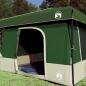 Preview: Camping-Zelt-Set mit Dach 2 pcs Grün Taffeta und Stoff