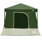 Preview: Camping-Zelt-Set mit Dach 2 pcs Grün Taffeta und Stoff