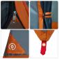 Preview: Camping-Zelt-Set mit Dach 2 pcs Orange Taffeta und Stoff