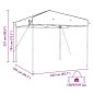 Preview: Camping-Zelt-Set mit Dach 2 pcs Orange Taffeta und Stoff