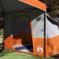 Preview: Camping-Zelt-Set mit Dach 2 pcs Orange Taffeta und Stoff