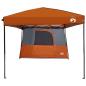 Preview: Camping-Zelt-Set mit Dach 2 pcs Orange Taffeta und Stoff