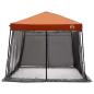 Preview: Camping-Zelt-Set 2 pcs Grau und Orange Taffeta und Stoff